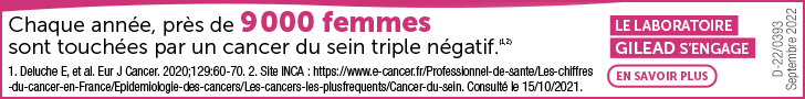 Cancer du sein triple négatig - Gilead Oncology